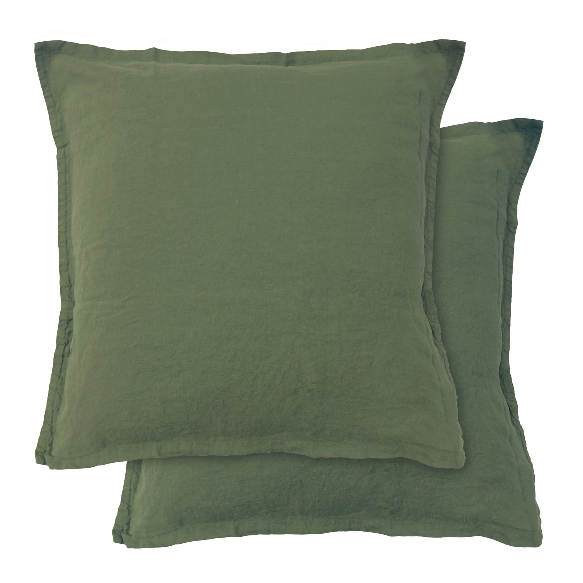 Matt & Rose Set Kussenslopen Sauge - (2x) 65 x 65 cm - 100% Linnen