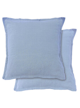 Matt & Rose Set Pillowcases Blue Orage 65 x 65 cm Linen