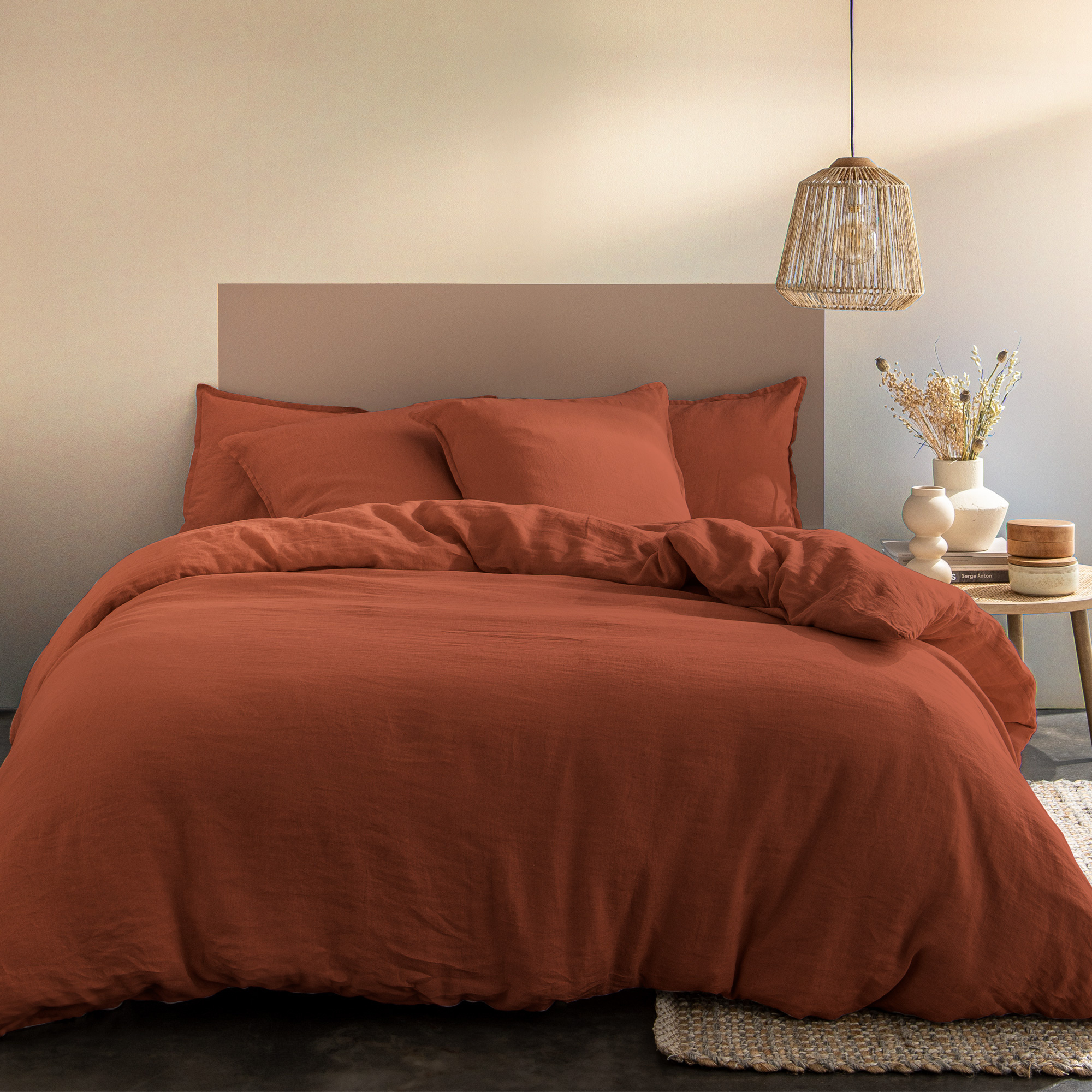 Matt & Rose Duvet cover Sienne - 240 x 220 + (2x) 65 x 65 cm - Linen