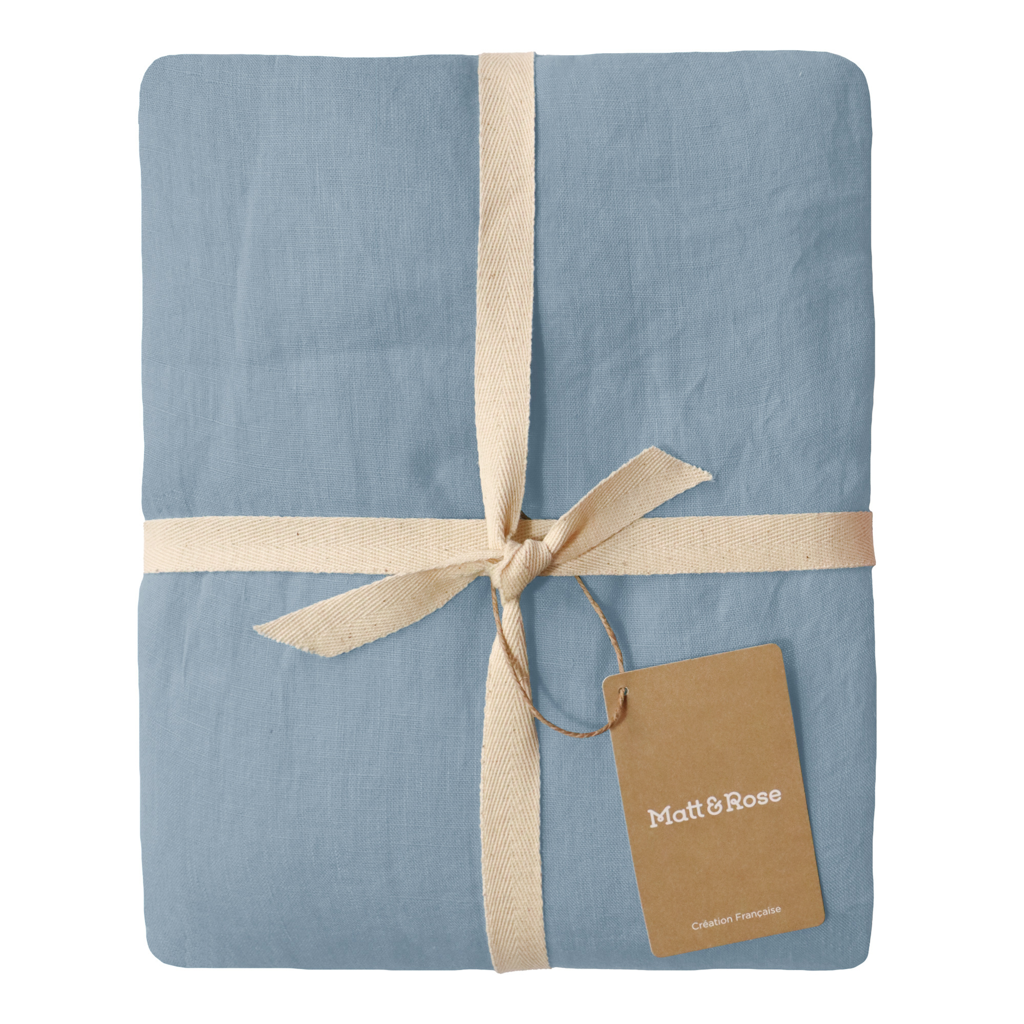 Matt & Rose Dekbedovertek Bleu Orage - 240 x 220 + (2x) 65 x 65 cm - Linnen