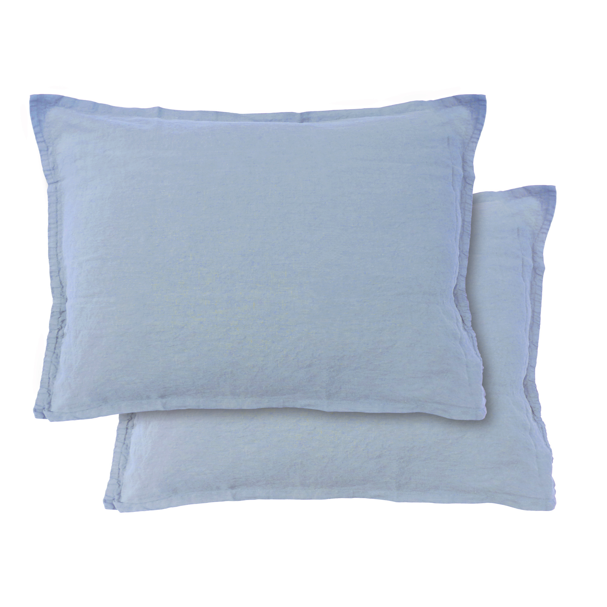 Matt & Rose Dekbedovertek Bleu Orage - 240 x 220 + (2x) 65 x 65 cm - Linnen