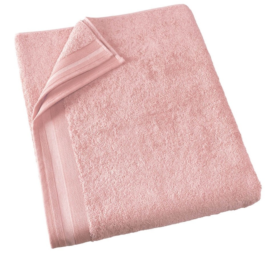 De Witte Lietaer Badlaken Contessa Pearl Pink - 100 x 150 cm - Roze - Katoen