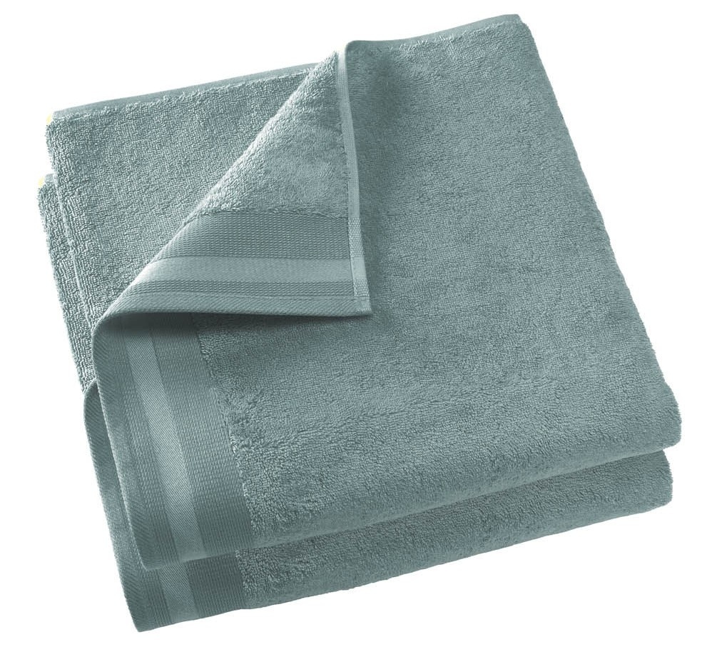 De Witte Lietaer Badhanddoek Contessa Oxyde - Set 2 stuks - 70 x 140 cm - Blauw - Katoen