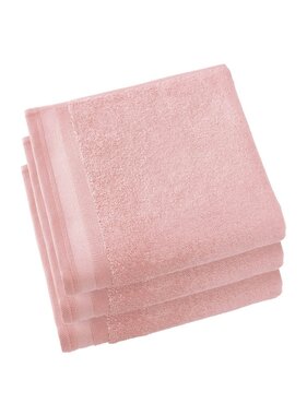 De Witte Lietaer Handdoek Contessa Pearl Pink Set 3 stuks 50 x 100 cm Katoen
