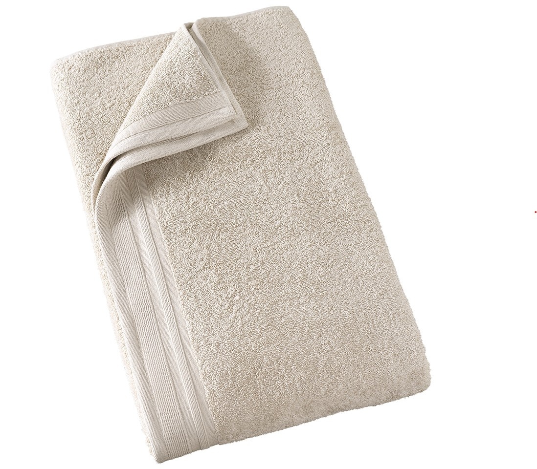 De Witte Lietaer Badlaken Imagine Birch Beige - 90 x 150 cm - Katoen