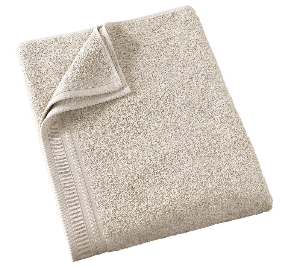 De Witte Lietaer Badlaken Imagine Birch Beige - 90 x 200 cm - Katoen