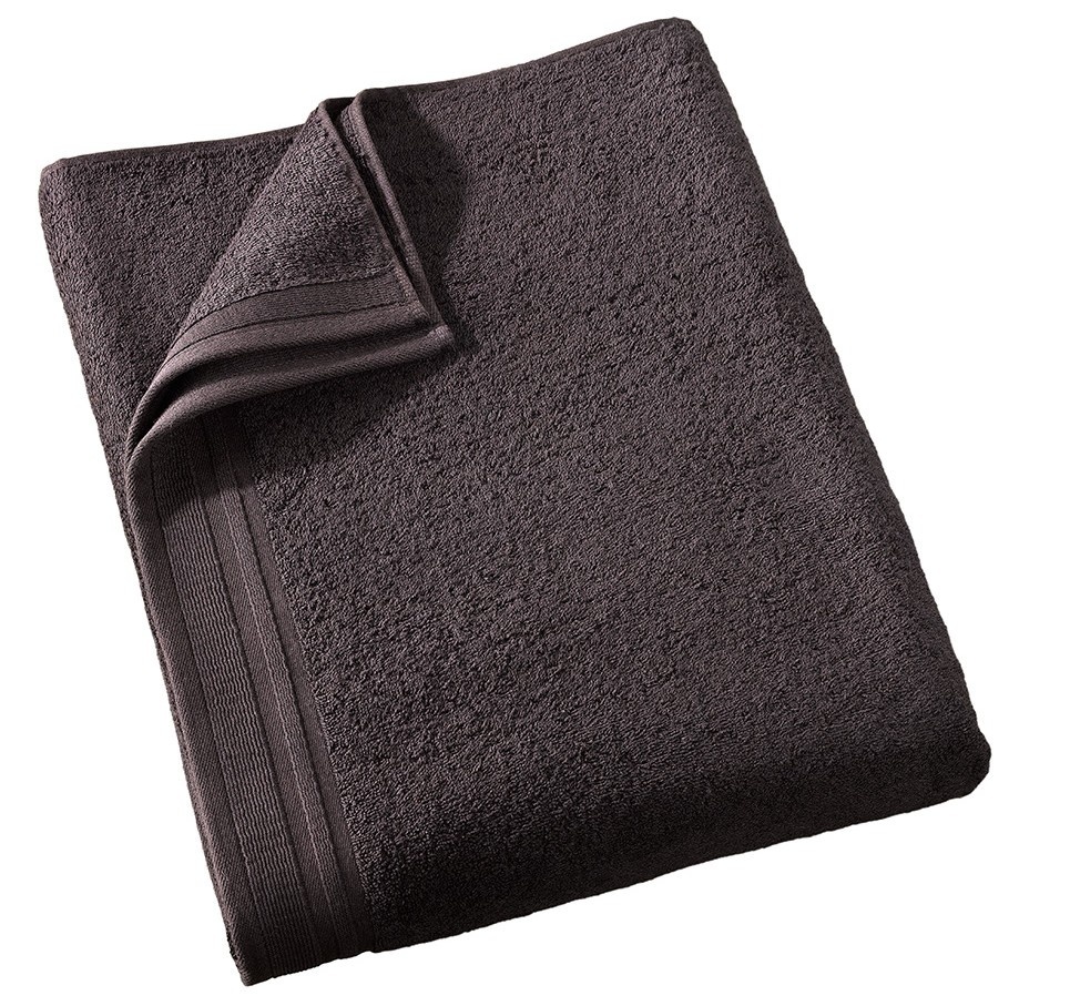 De Witte Lietaer Imagine Fudge Brown Bath Towel - 90 x 200 cm - Brown - Cotton