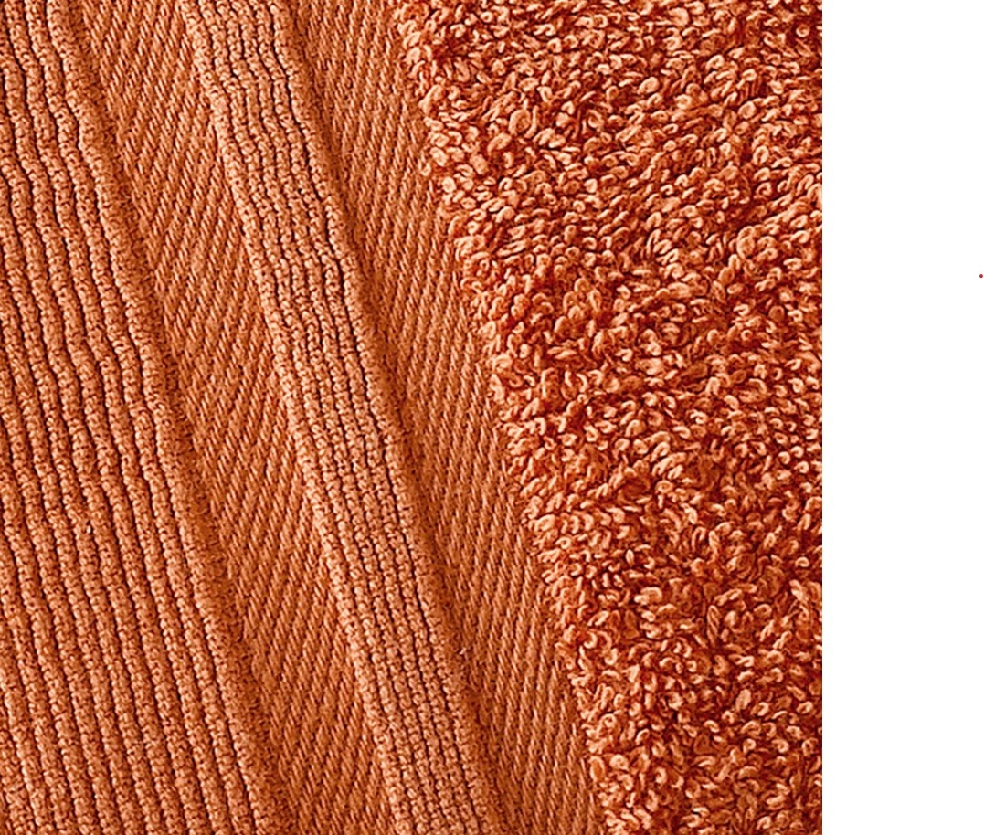 De Witte Lietaer Badlaken Imagine Dusty Orange - 90 x 200 cm - Oranje - Katoen