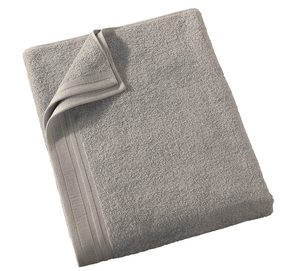 De Witte Lietaer Badlaken Imagine Taupe 1084 - 90 x 200 cm - Taupe - Katoen