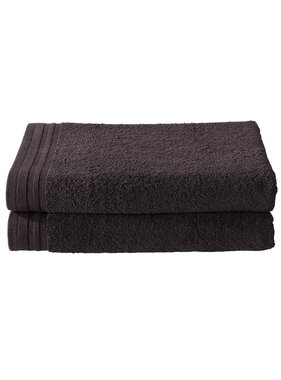 De Witte Lietaer Douchelaken Imagine Fudge Brown set 2 stuks 70 x 140 cm Katoen