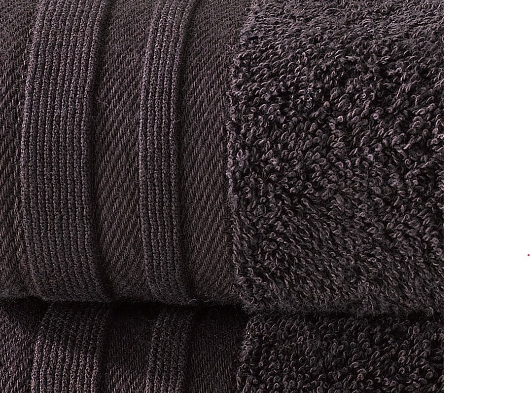 De Witte Lietaer Imagine Fudge Brown Bath Towel - 70 x 140 cm - Set of 2 - Brown - Cotton