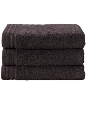 De Witte Lietaer Imagine Fudge Brown Towels Set of 3, 50 x 100 cm Cotton