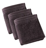 De Witte Lietaer Imagine Fudge Brown guest towels - set of 3 - 30 x 50 cm - Brown - Cotton