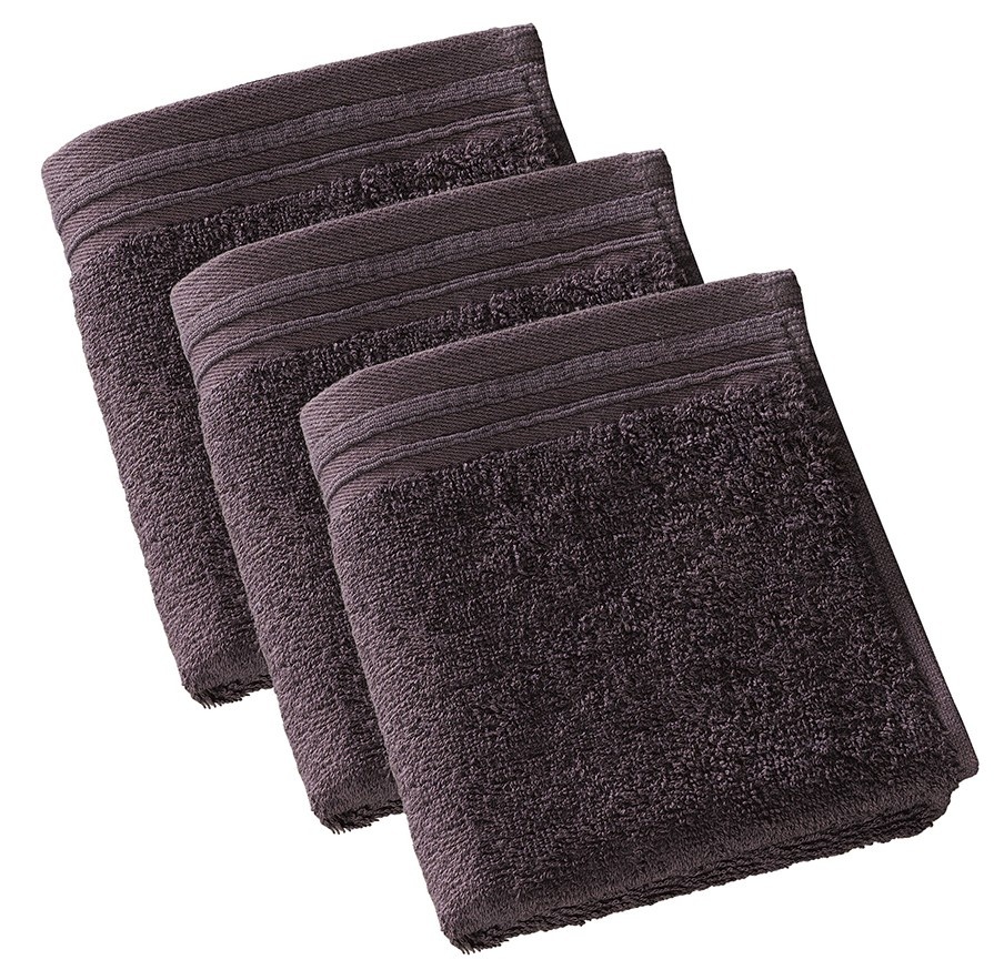 De Witte Lietaer Gastendoekjes Imagine Fudge Brown - set 3 stuks - 30 x 50 cm - Bruin - Katoen