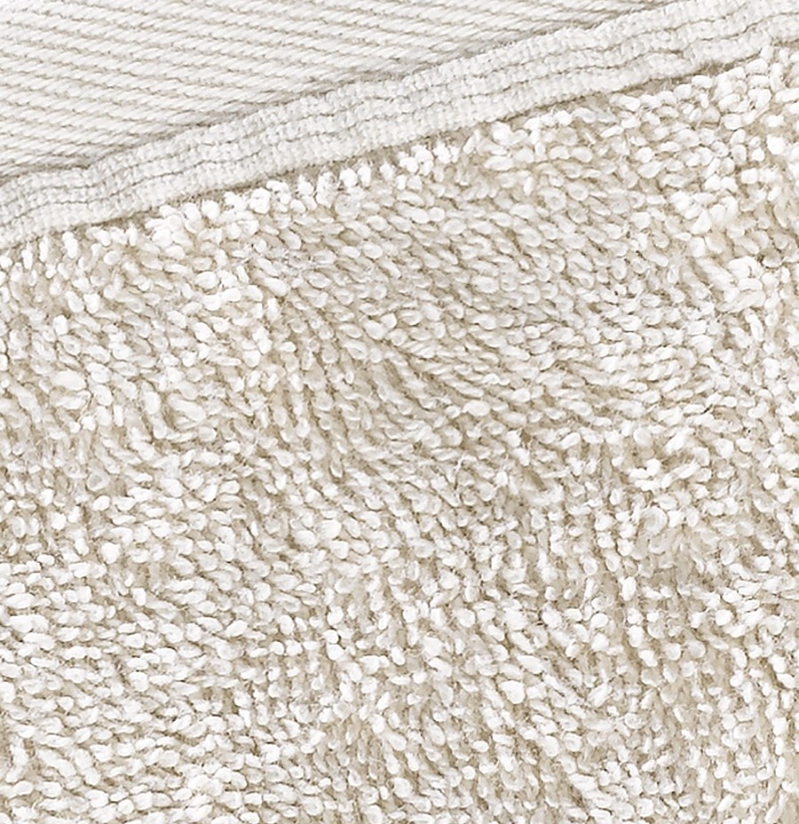 De Witte Lietaer Imagine Birch Beige Washcloths - 16.5 x 22 cm - Pack of 6 - Beige - Cotton