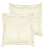 De Witte Lietaer Kussensloop Zygo Ivory - 50 x 70 cm - Gebroken wit - Katoen Satijn