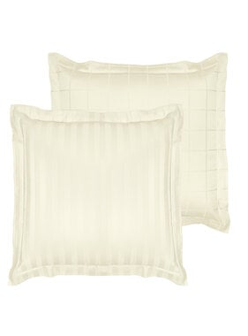 De Witte Lietaer Kussensloop Zygo Ivory 50 x 70 cm Katoen Satijn