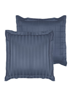 De Witte Lietaer Zygo Indigo Pillowcase 50 x 70 cm Cotton Satin