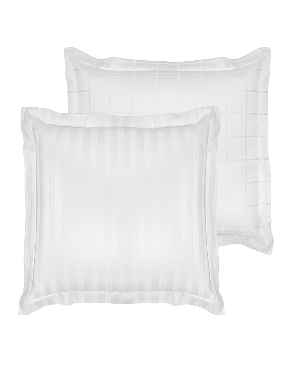 De Witte Lietaer Kussensloop Zygo White - 60 x 70 cm - Wit - Katoen Satijn