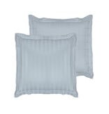 De Witte Lietaer Kussensloop Zygo Ice Blue - 60 x 70 cm - Blauw - Katoen Satijn
