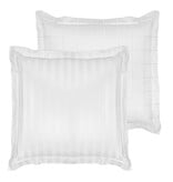 De Witte Lietaer Kussensloop Zygo White - 63 x 63 cm - Wit - Katoen Satijn