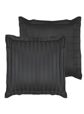 De Witte Lietaer Pillowcase Zygo Ebony 63 x 63 cm Cotton Satin