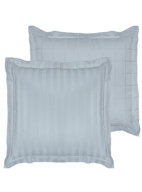 De Witte Lietaer Kussensloop Zygo Ice Blue 63 x 63 cm Katoen Satijn