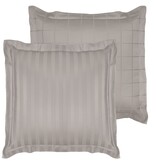 De Witte Lietaer Kussensloop Zygo Atmosphere - 63 x 63 cm - Grijs - Katoen Satijn
