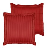 De Witte Lietaer Zygo Chili Pepper Pillowcase - 63 x 63 cm - Red - Cotton Satin