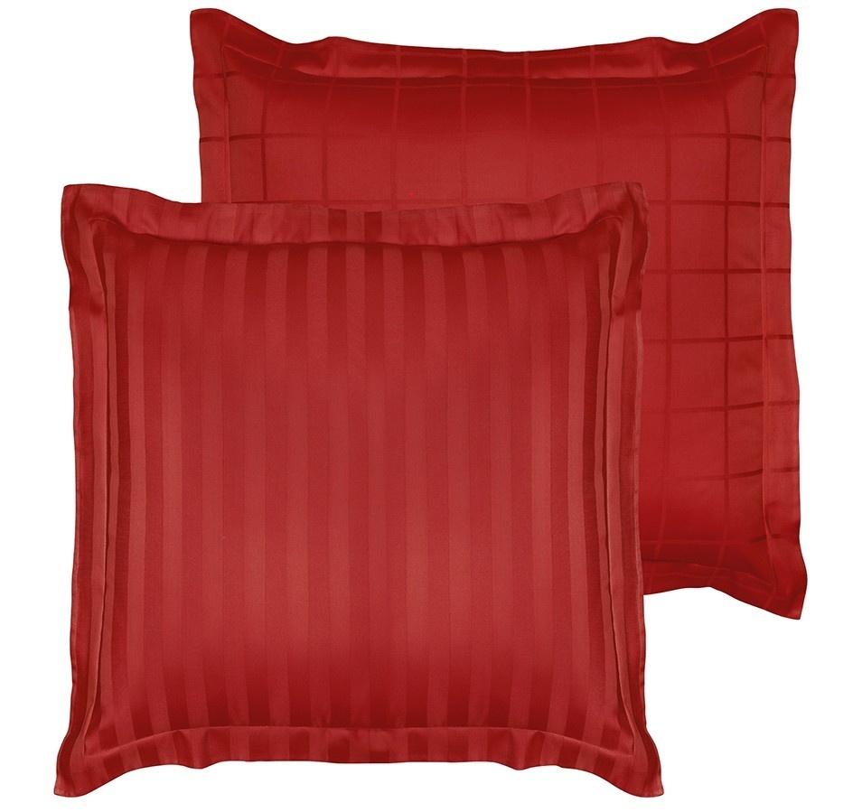 De Witte Lietaer Kussensloop Zygo Chili Pepper - 63 x 63 cm - Rood - Katoen Satijn