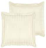 De Witte Lietaer Zygo Ivory Pillowcase - 63 x 63 cm - White - Cotton Satin