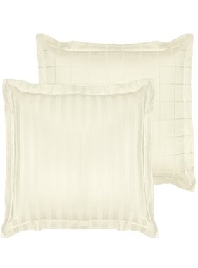 De Witte Lietaer Kussensloop Zygo Ivory 63 x 63 cm Katoen Satijn