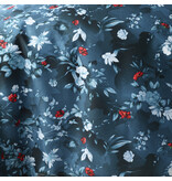 De Witte Lietaer Dekbedovertrek Arabella Powder Blue - 140 x 200/220 + 60 x 70 cm - Katoen Satijn