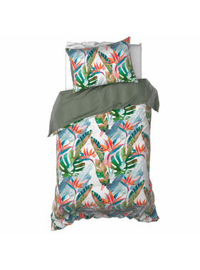 De Witte Lietaer Dekbedovertrek Barbados Freetop 140 x 200/220 + 60 x 70 cm Katoen Satijn