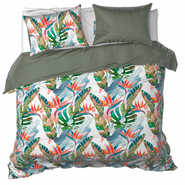 De Witte Lietaer Barbardos Free Top Duvet Cover - 260 x 240 + 2x 60 x 70 cm - Cotton Satin