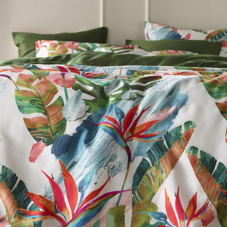De Witte Lietaer Barbardos Free Top Duvet Cover - 260 x 240 + 2x 60 x 70 cm - Cotton Satin