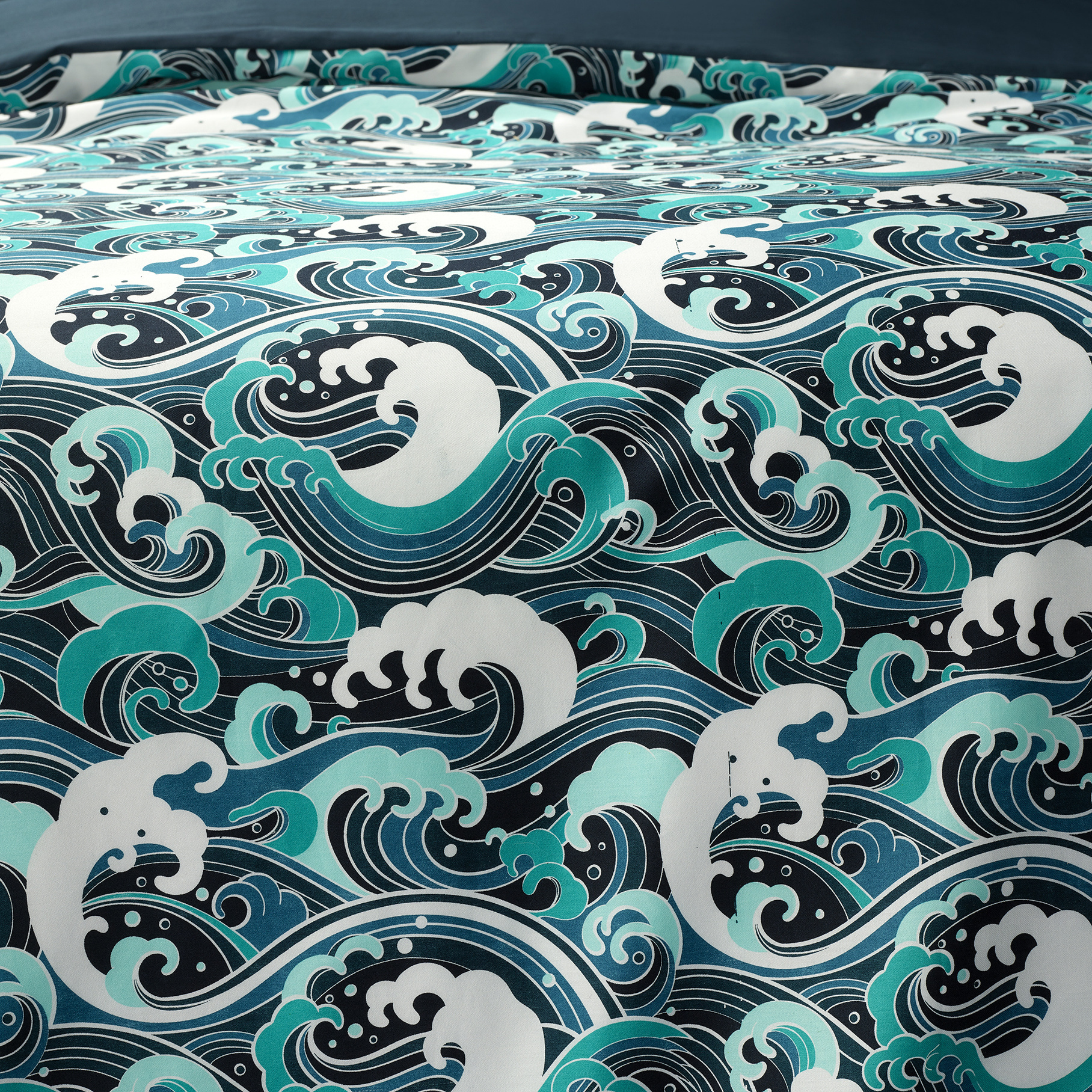De Witte Lietaer Beaufort Reflecting Pond Duvet Cover - 240 x 220 cm + 2 x 60 x 70 cm - Cotton Satin