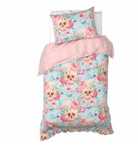 De Witte Lietaer Dekbedovertrek Mexicana Blush - 140 x 200/220 + 60 x 70 cm - Katoen Satijn