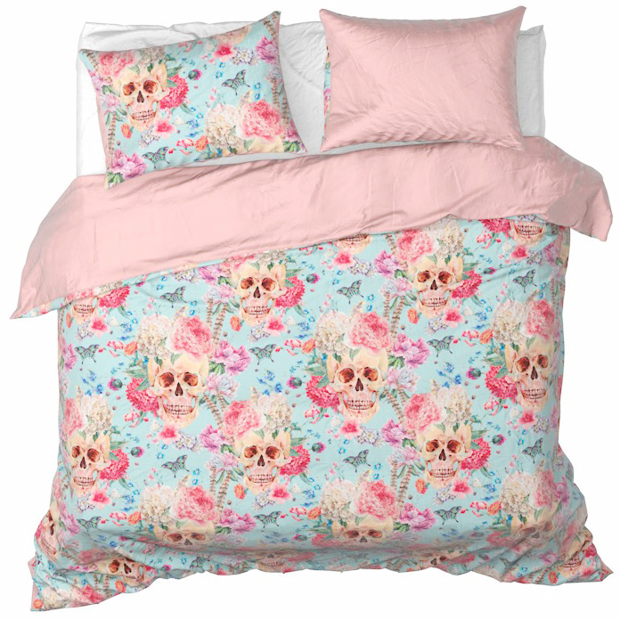 De Witte Lietaer Dekbedovertrek Mexicana Blush - 260 x 240 + 2x 60 x 70 cm - Katoen Satijn