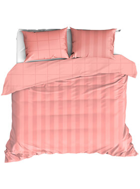 De Witte Lietaer Dekbedovertrek Zygo Blush 240 x 220 + 2x 60 x 70 cm Katoen Satijn