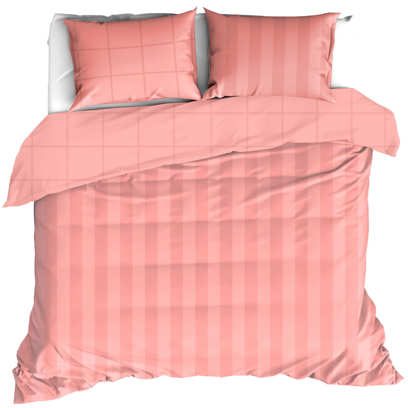 De Witte Lietaer Zygo Blush Duvet Cover - 240 x 220 cm + 2 x 60 x 70 cm - Cotton Satin