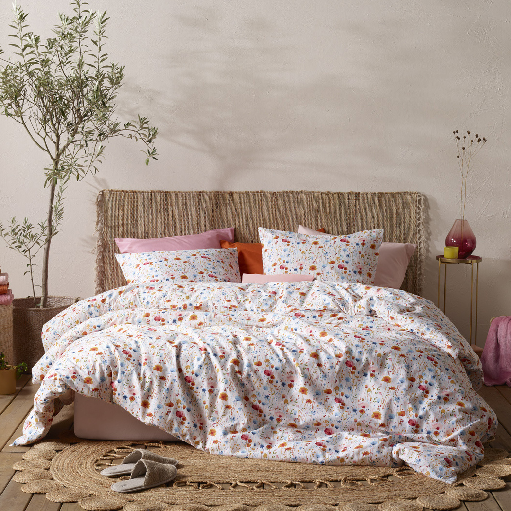 Moodit Dekbedovertrek Odil Anette Bloom Paradise - 260 x 240 + 2x 60 x 70 cm - Katoen