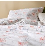 Moodit Dekbedovertrek Odil Dandelion Orange Blue - 240 x 220 + 2x 60 x 70 cm - Katoen