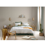 Moodit Dekbedovertrek Odil Dustin Amazon Green - 140 x 200/220 + 60 x 70 cm - Multi - Katoen
