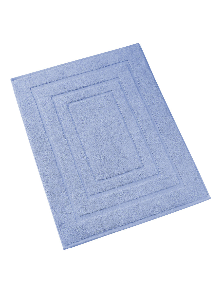 De Witte Lietaer Badmat Pacifique Sky Blue - 50 x 75 cm - Blauw - Katoen