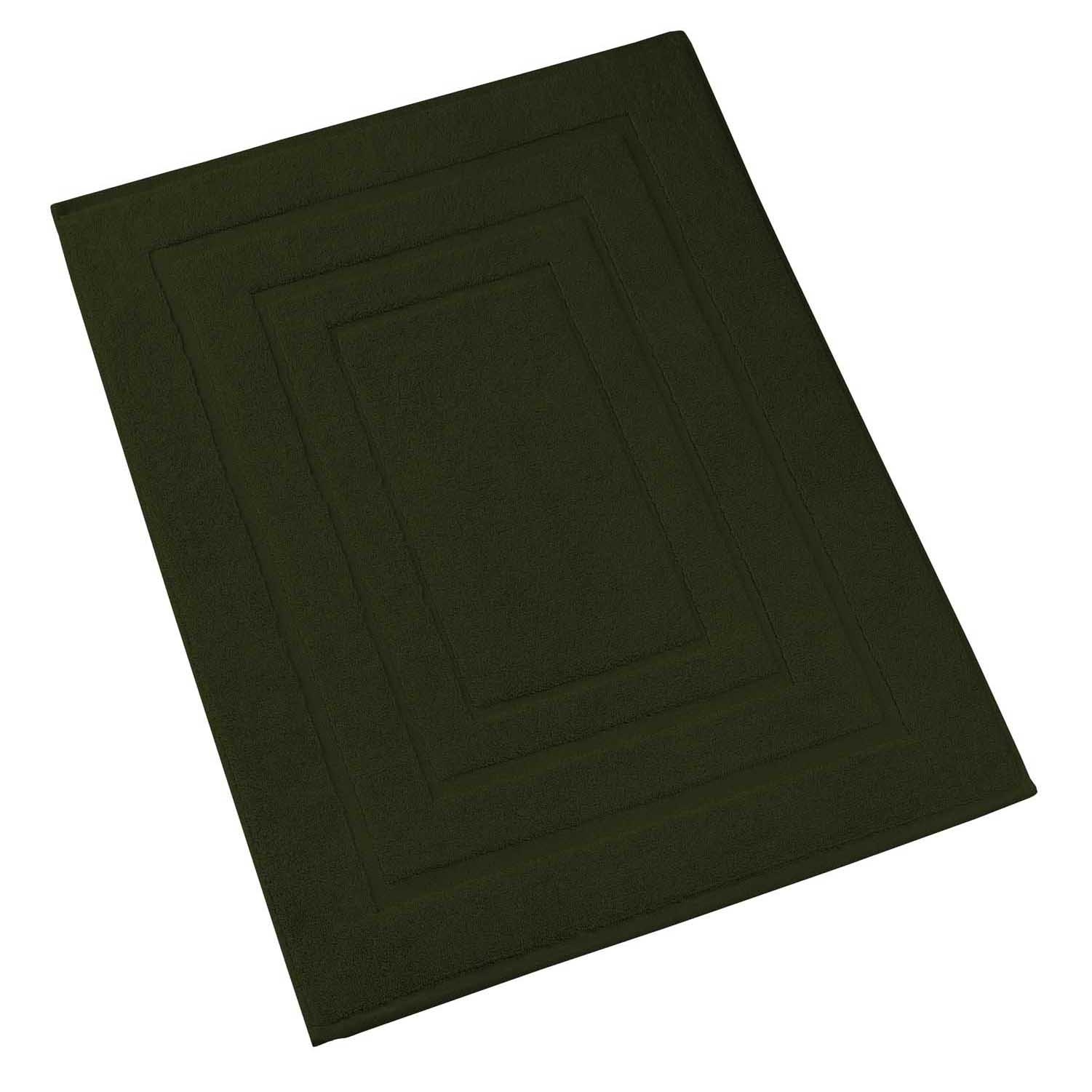 De Witte Lietaer Badmat Pacifique Khaki - 50 x 75 cm - Groen - Katoen