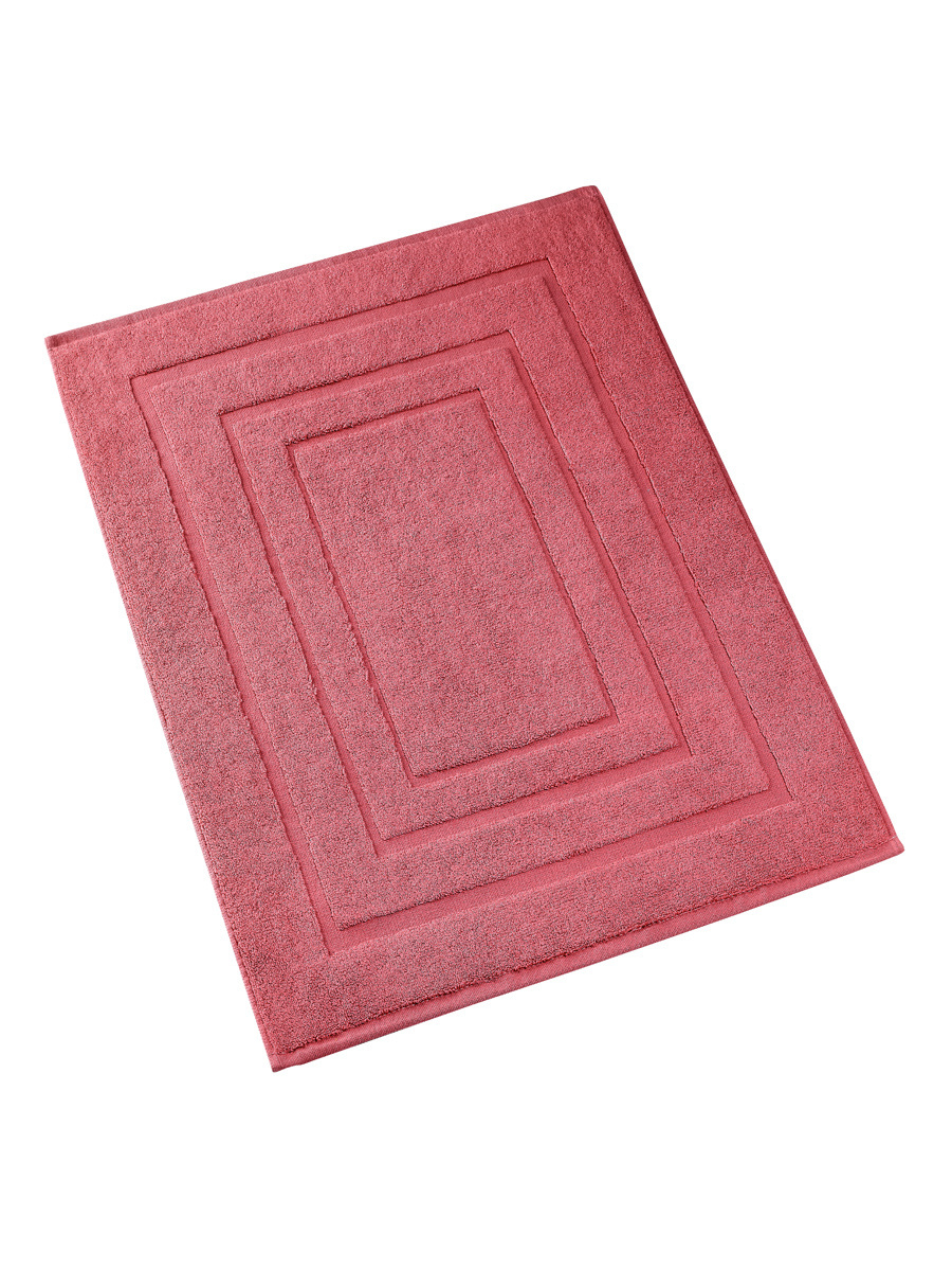 De Witte Lietaer Badmat Pacifique Carmine - 70 x 120 cm - Roze - Katoen