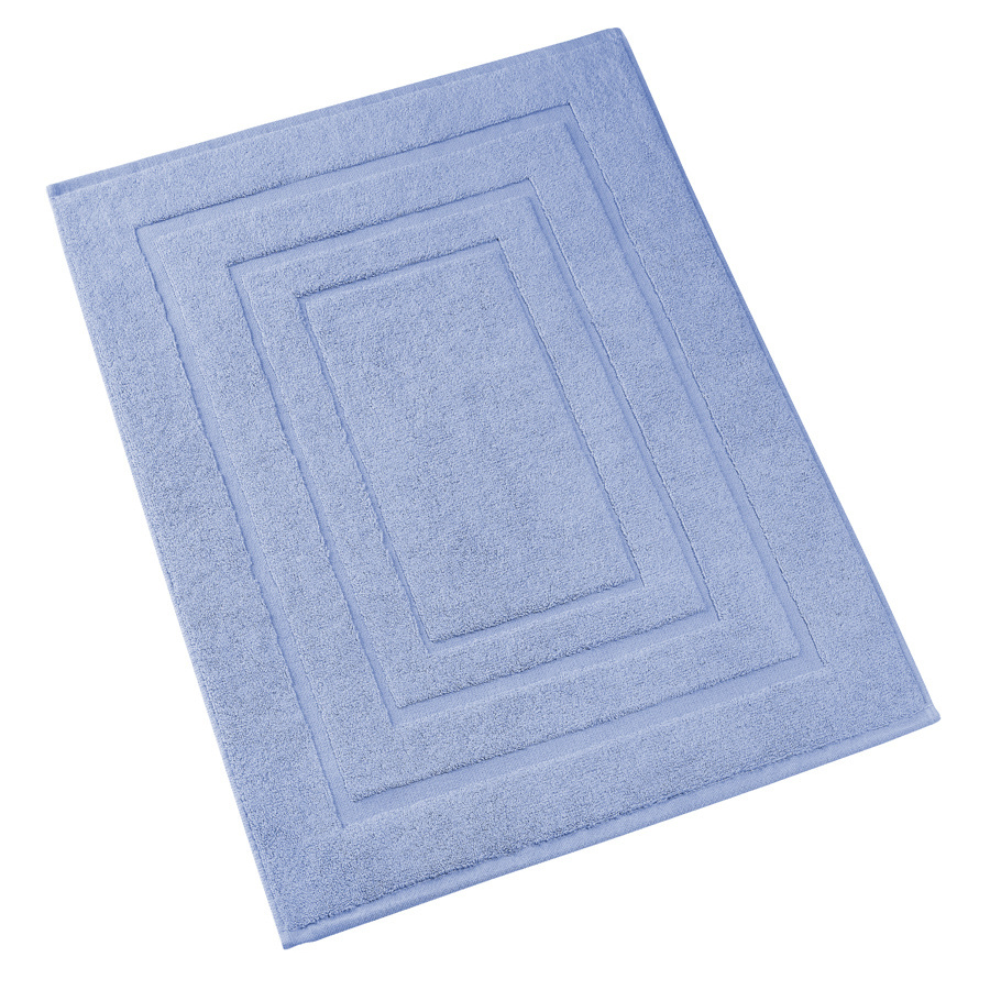 De Witte Lietaer Badmat Pacifique Sky Blue - 70 x 120 cm - Blauw - Katoen