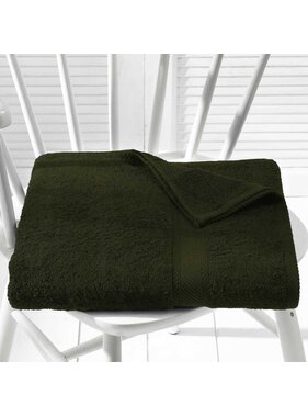 De Witte Lietaer Badlaken Helene Khaki 100 x 150 cm Katoen