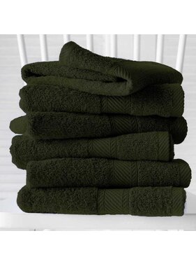 De Witte Lietaer Helene Khaki Towels 50 x 100 cm 6 pieces Cotton